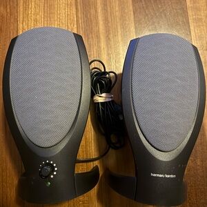 Harman Kardon Black and Gray Speakers